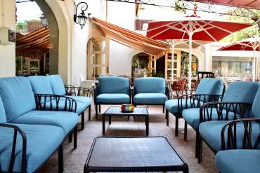 Terrasse restaurant La Lune de Mougins Restaurant à Mougins & Lounge Bar